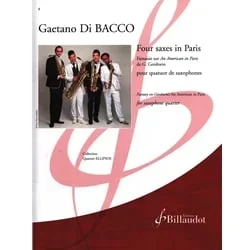 4 Saxes in Paris – Sax Quartet SATB