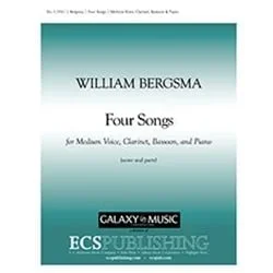4 Songs – Medium Voice, Clarinet, Bassoon, & Piano
