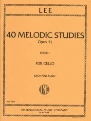 40 Melodic Studies, Op. 31, Volume 1 (Nos. 1-22) – Cello