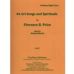 44 Art Songs and Spirituals – Medium/High Voice