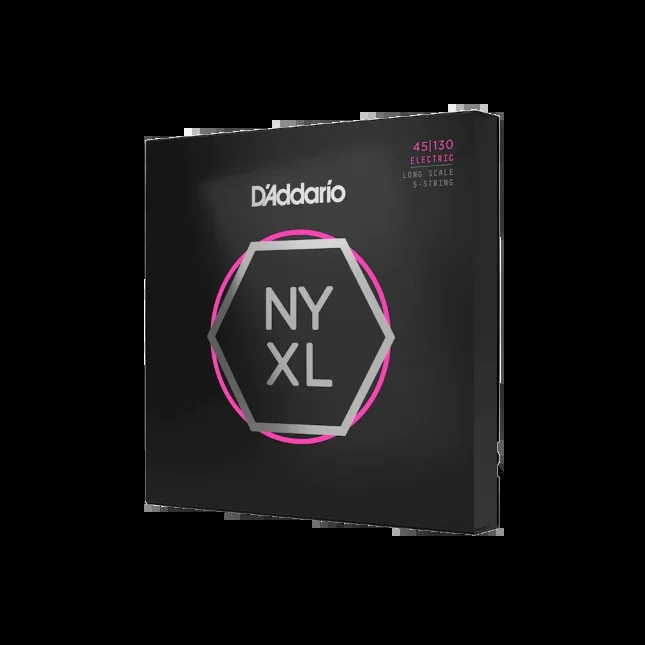 45-130 Regular Light 5-String, Long Scale, NYXL Bass Strings