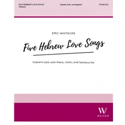 5 Hebrew Love Songs – Soprano Voice with Piano, Violin, and Tambourine