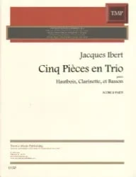 5 Pieces en Trio – Oboe, Clarinet, and Bassoon