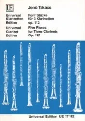 5 Pieces, Op. 112 – Clarinet Trio