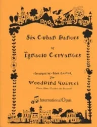6 Cuban Dances – Flute, Oboe, Clarinet, and Bassoon