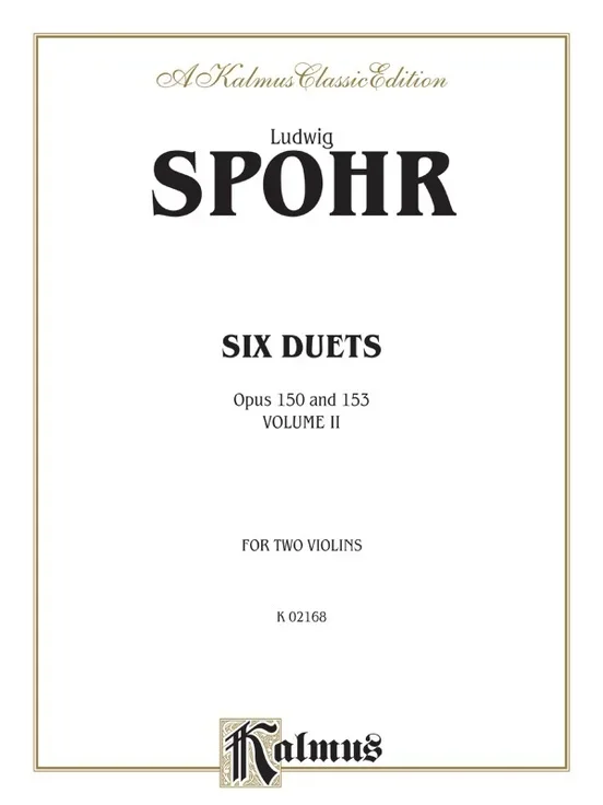 6 Duets Book 2 For 2 Violin