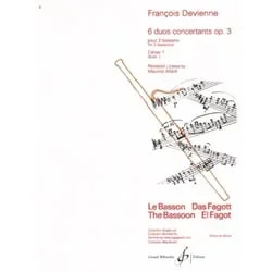 6 Duos Concertants, Op. 3, Vol. 1 – Bassoon Duet