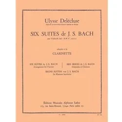 6 Suites, BWV 1007-1012 – Clarinet Unaccompanied