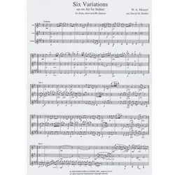 6 Variations on an Air by Salieri – Flute, Oboe and Clarinet