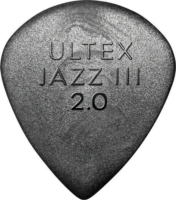 6 x Jim Dunlop Jazz III Ultex 2.0 Guitar Picks 427R Free Shipping