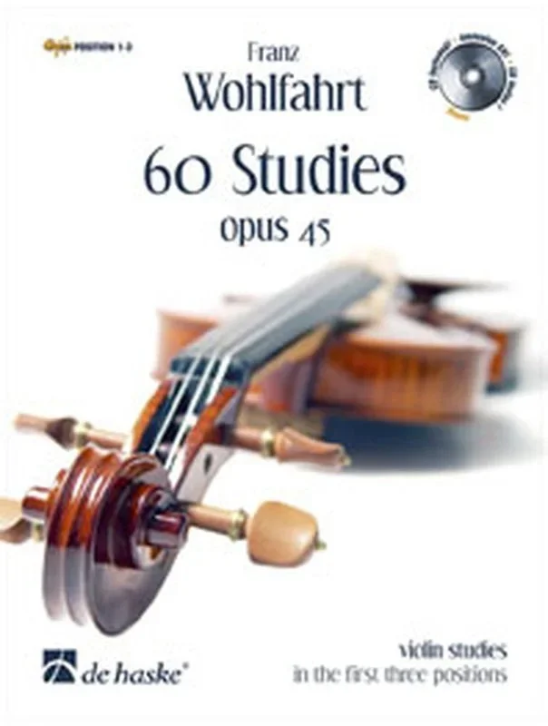 60 Studies Op 45 Violin Book/2CDs Book