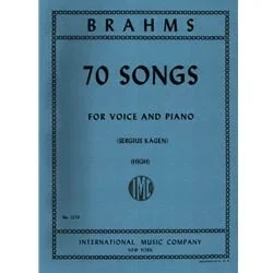 70 Songs for Voice and Piano – High Voice