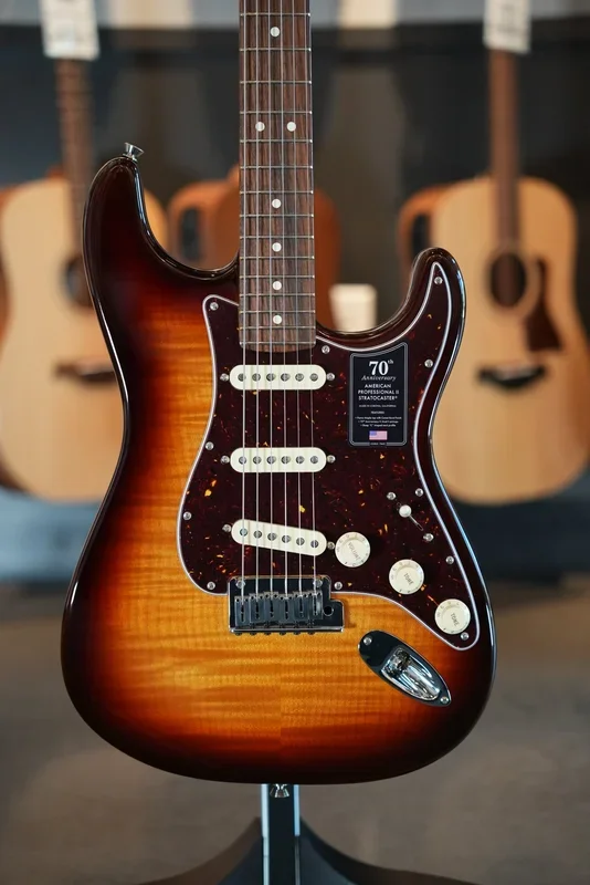 70th Anniversary American Professional II Stratocaster® Comet Burst