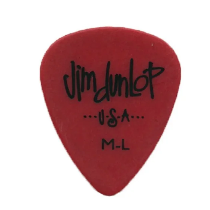 72 x Jim Dunlop Poly Medium Light Gauge Guitar Picks 479RML, Pack, Red