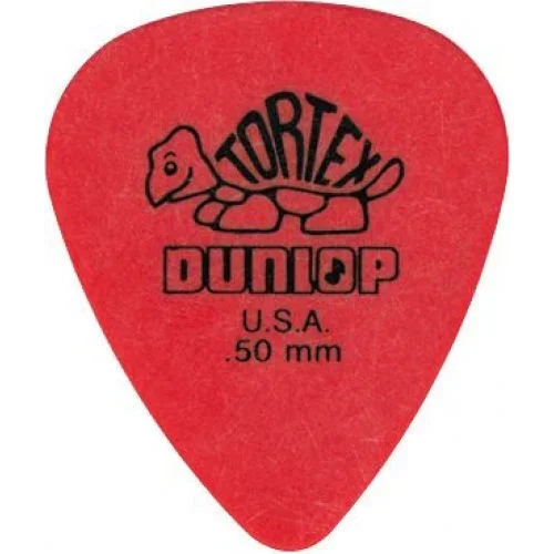 72 x Jim Dunlop Standard Tortex Red 0.50mm Guitar Picks Bulk Bag