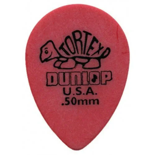72 x Jim Dunlop Tortex Small Tear Drop .50MM Gauge Guitar Picks 423R