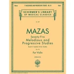 75 Melodious and Progressive Studies, Op. 36, Book 3 – Violin
