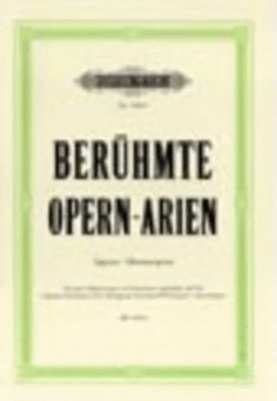 9 Selected Opera Arias Soprano/Mezzo (Softcover Book)