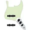 920D Custom Jazz Bass Loaded Pickguard With Groove (Modern) Pickups and JB-C Control Plate Mint Green