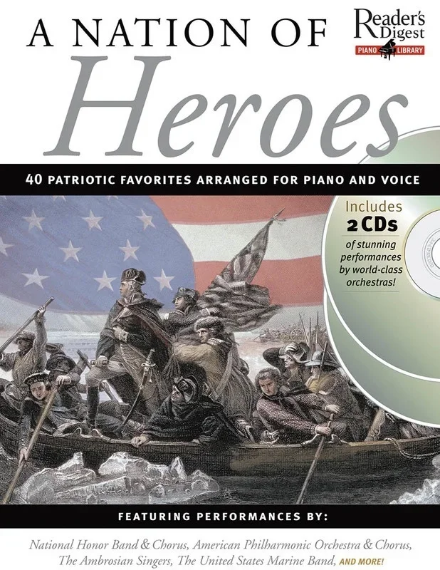 A Nation Of Heroes Readers Digest Piano Library (Softcover Book/CD)