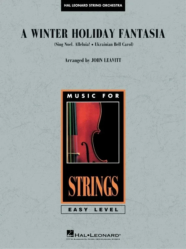 A Winter Holiday Fantasia So1 Score/Parts