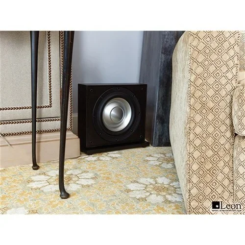 Aaros ACS10-UT Ultra-Thin Subwoofer Black/Black finish Leon Speakers