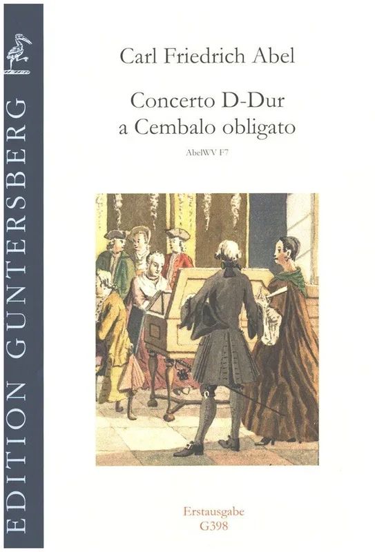 Abel: Concerto in D Major with Harpsichord obbligato, AbelWV F7