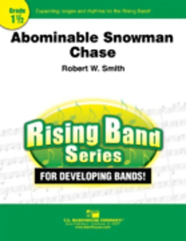 Abominable Snowman Chase Concert Band Score/Parts