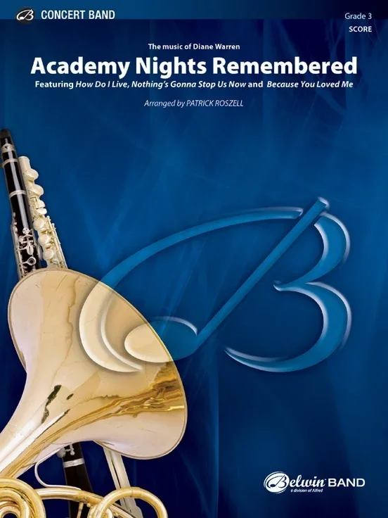 Academy Nights Remembered Concert Band Gr 3 Conductor Score