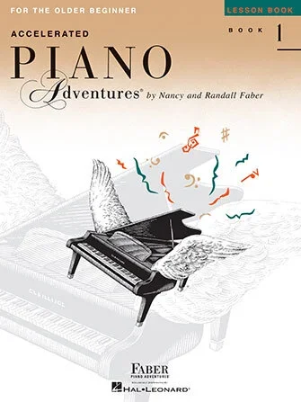 Accelerated Piano Adventures for the Older Beginner – Lesson Book 1 Faber Piano Adventures Softcover