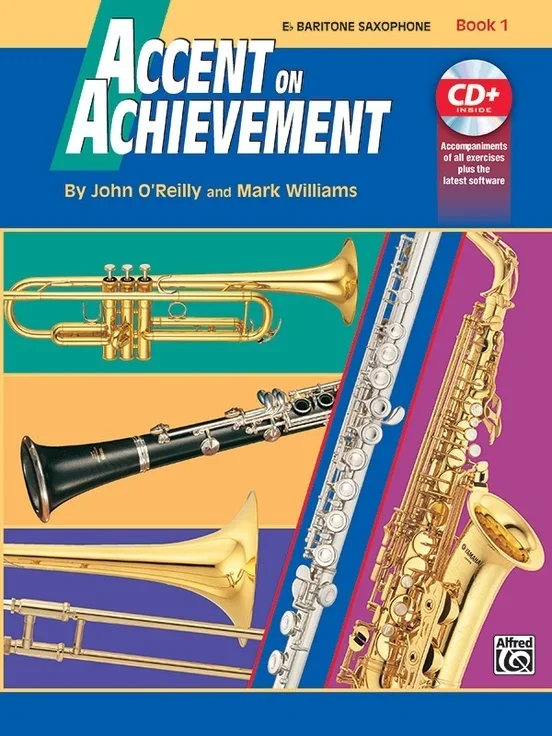 Accent On Achievement Book 1 E Flat Bari Sax Book/CD