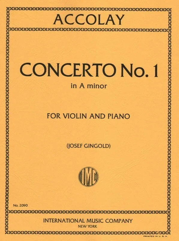 Acconline Audioy – Concerto No 1 A Min Violin/Piano Ed Gingold (Softcover Book)