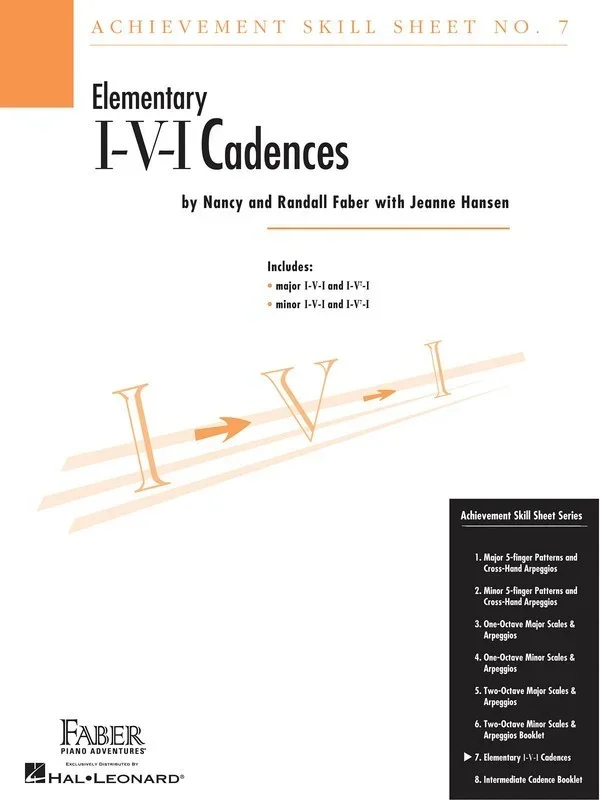 Achievement Skill Sheet 7 I V I Cadences Book
