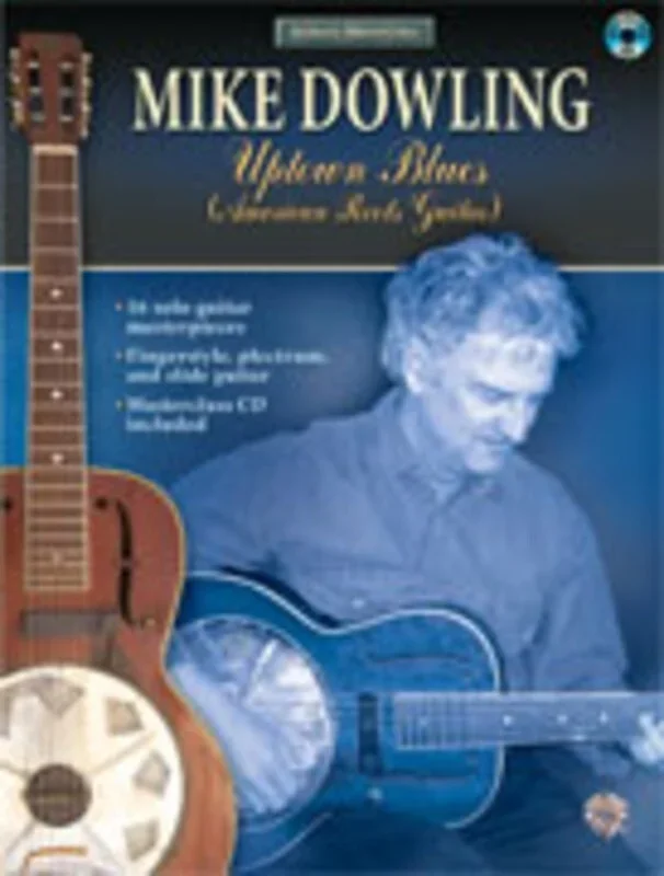 Acoustic Masterclass Uptown Blues Guitar TAB Book/CD Book