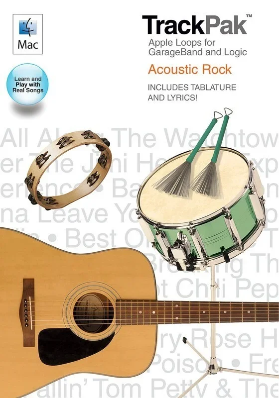 Acoustic Rock Trackpak Apple Loops Garageband (DVD-ROM Only)