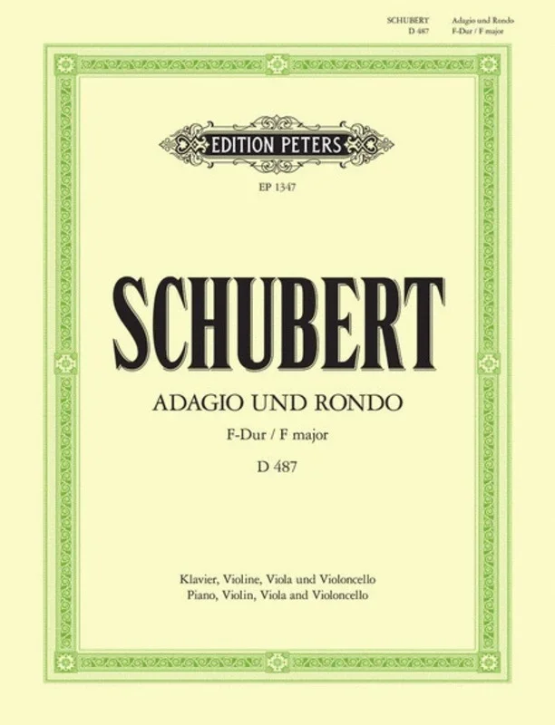 Adagio And Rondo Concertant F Violin Viola Vlo Piano (Softcover Book)