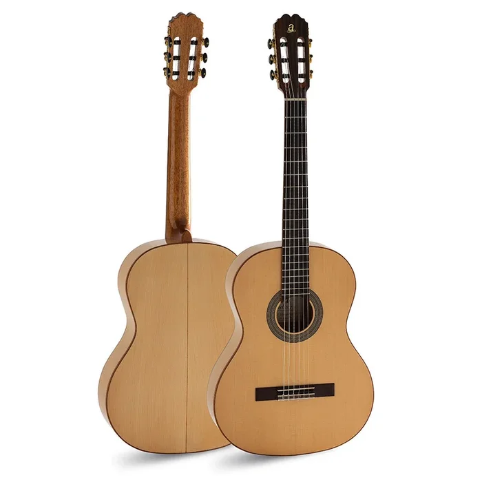 Admira Macarena Flamenco Guitar with Solid Spruce Top and Sycamore Body