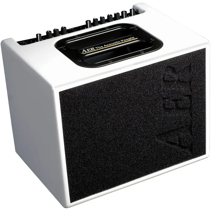 AER “Compact 60” Acoustic Instrument Amplifier in White Matte Finish (60 Watt)