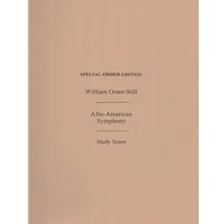Afro-American Symphony – Full Score (Facsimile of Manuscript)