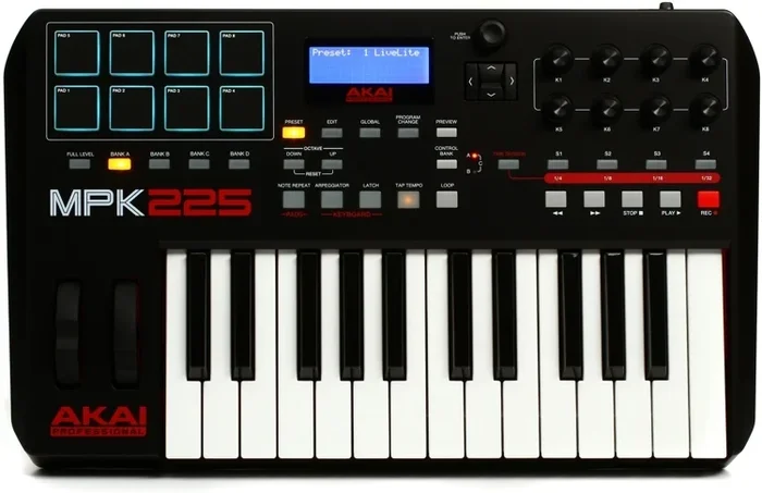 Akai MPK225 Performance USB MIDI Keyboard Controller