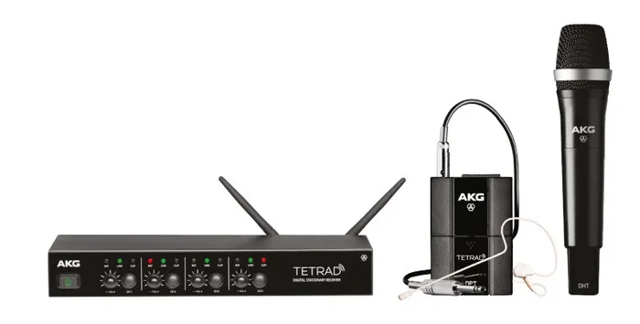 AKG DMS Tetrad 4ch Wireless Mic Pack
