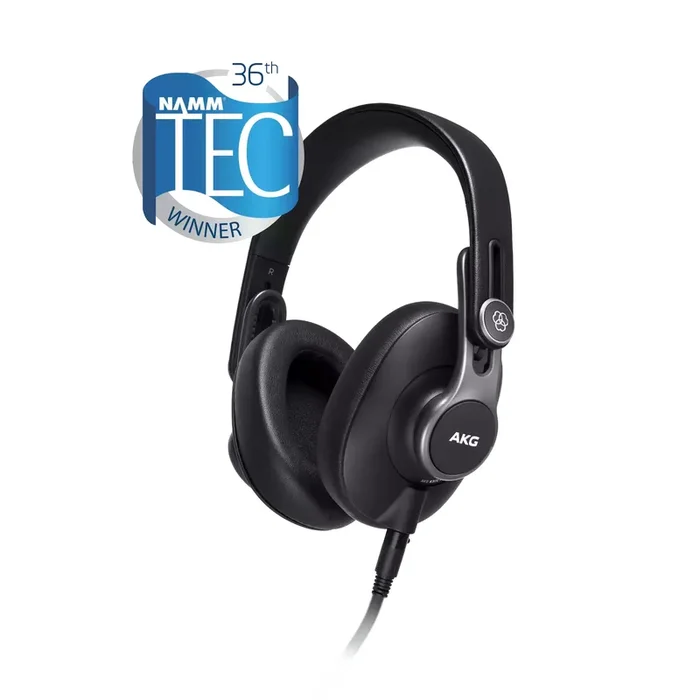 AKG K-371 Professional Closed Back Over Ear Studio Headphones – High-Quality Sound, Comfortable Fit, Durable Design