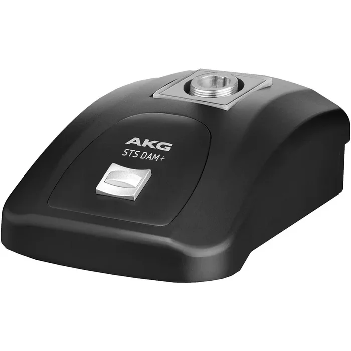 AKG STS DAM+ Heavy Duty Tabletop Stand for DAM+ Modules & CS3 Goosenecks, 4-Pin Connector, Programmable Switch, LED Status Indicator