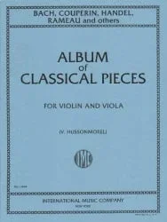 Album of Six Classical Pieces – Violin and Viola Duet