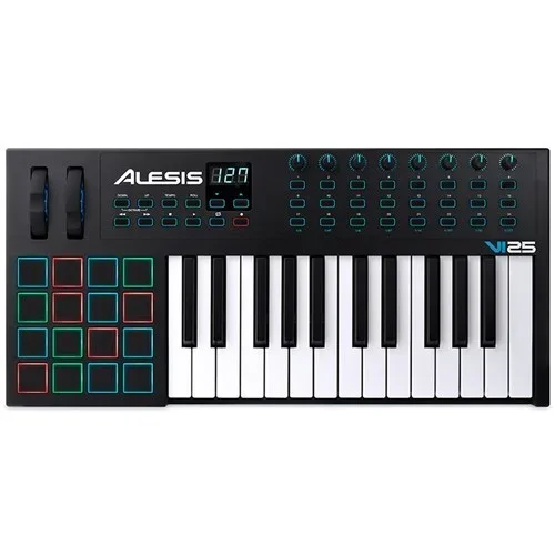Alesis VI25 25 Note Controller Keyboard w’ Pads