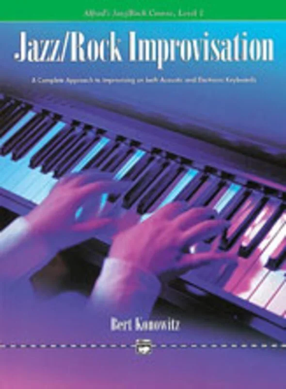 Alfred’s Basic Piano Jazz Rock Improvisation Level 4 Book