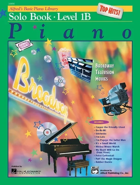 Alfred’s Basic Piano Library (ABPL) Top Hits Solo Book 1B Book/CD