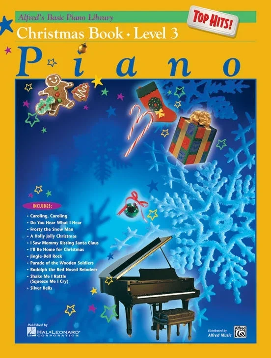 Alfred’s Basic Piano Library: Top Hits Christmas Book 3