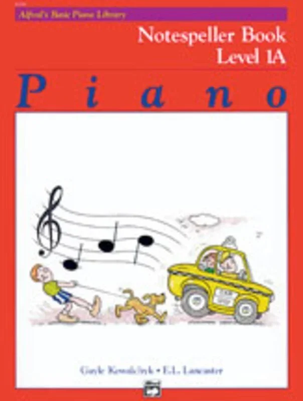 Alfred’s Basic Piano Notespeller Level 1A (Softcover Book)