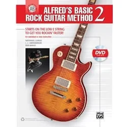 Alfred’s Basic Rock Guitar Method 2 – Book with DVD